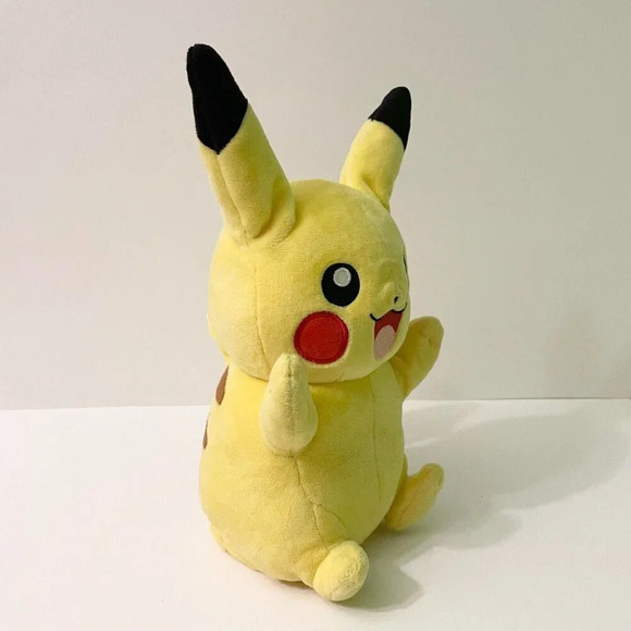Pikachu Plush Pokemon Light up Cheeks and Sounds 11 Inch Tall - Picture 9 of 17